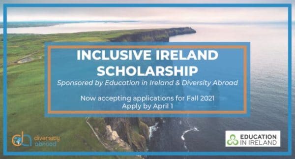 Inclusive Ireland Scholarship Programme 2021