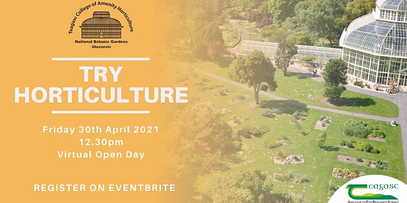Try Horticulture April Virtual Open Day