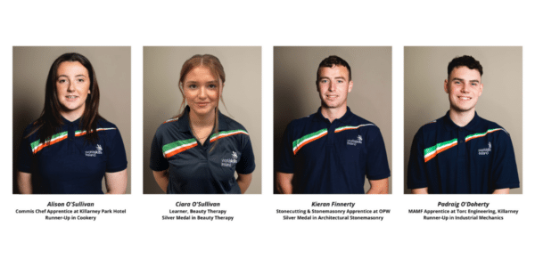 Kerry ETB & Kerry College Competitors Shine Brightly at World Skills Ireland 2023