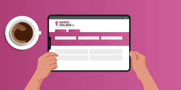 infographic showing which college website