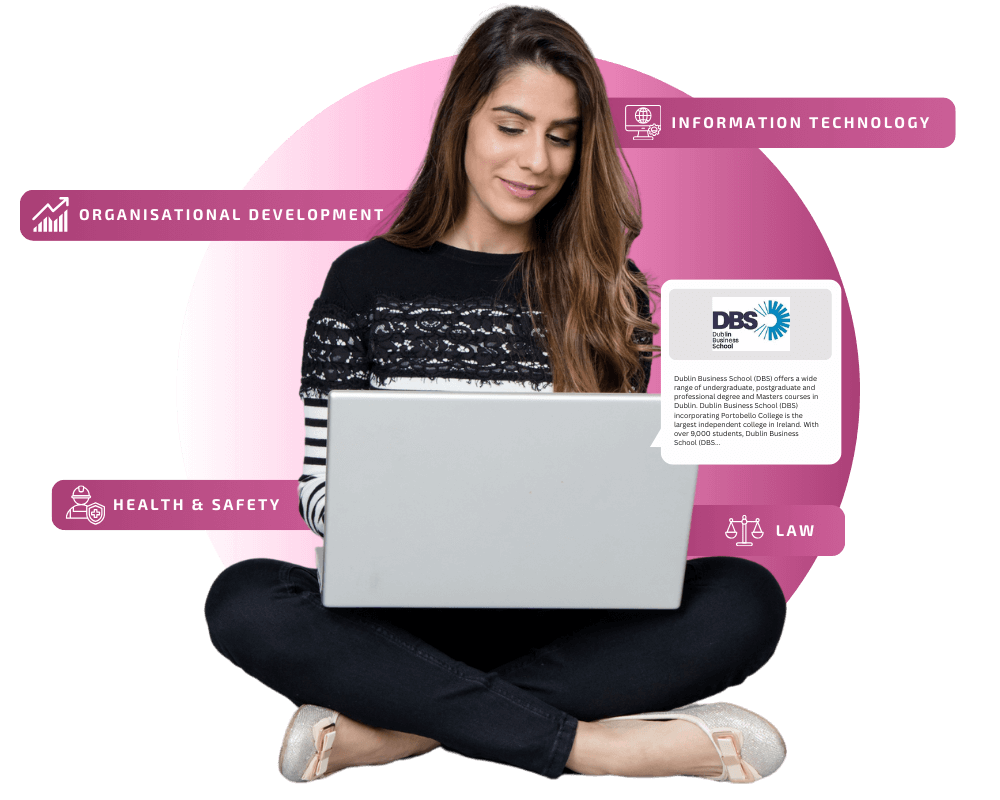 female student sitting on floor using laptop in her lap